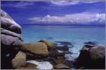 Secluded beach on Lang Tengah